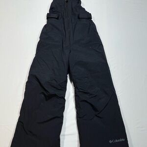 Columbia Kids XXS (4/5) Black Outgrown snow slope ski bibs snow pants